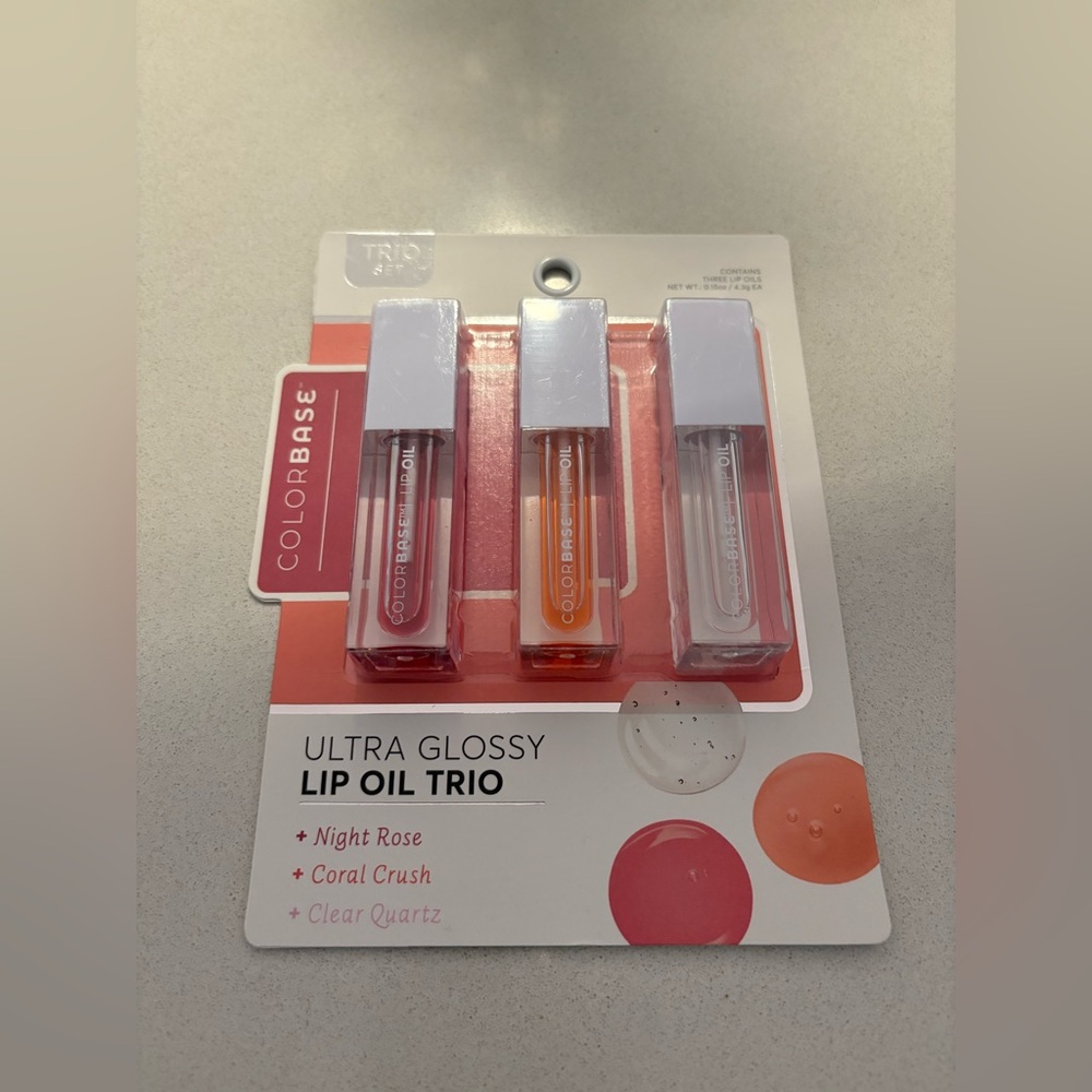 Red and Orange Lip Balm Gloss Set